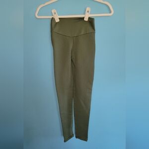NWT Tahira By KB Luxe Booty Scrunch Leggings Green Size Large